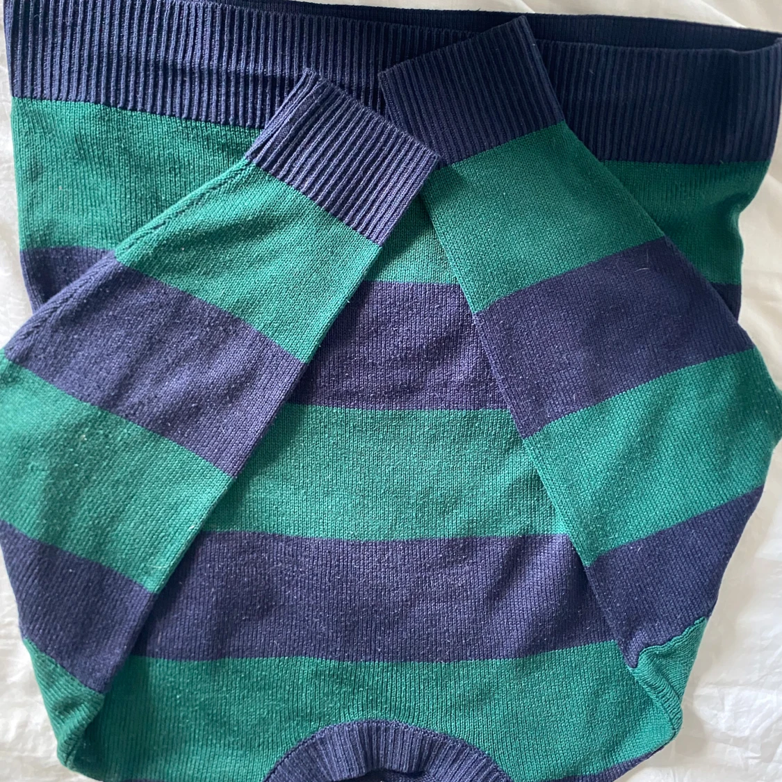 Randig stickad tröja från H&M Divided