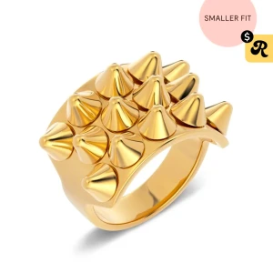 Guld ring edblad - Supersnygg guldig ring med nitar på från Edblad! Jättebra skick, nypris 399🌟