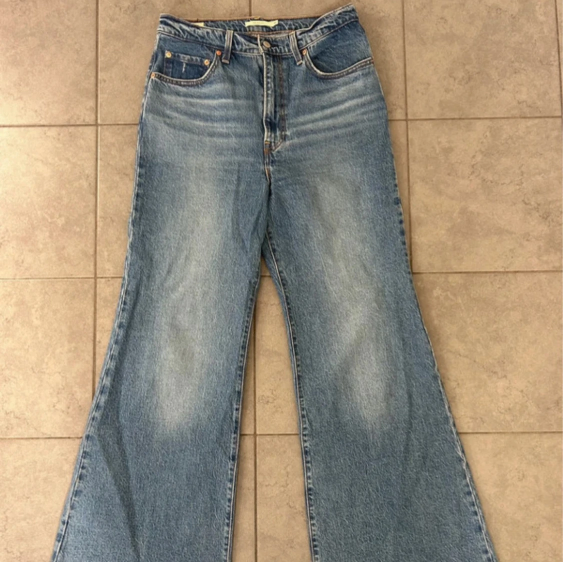 Levi's Ribcage Bell blå jeans - 2