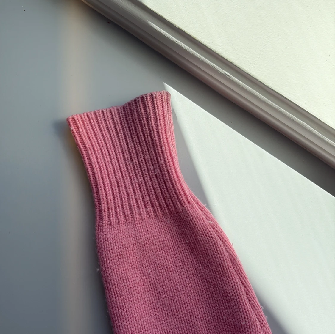 Rosa stickad tröja 💕 - 3