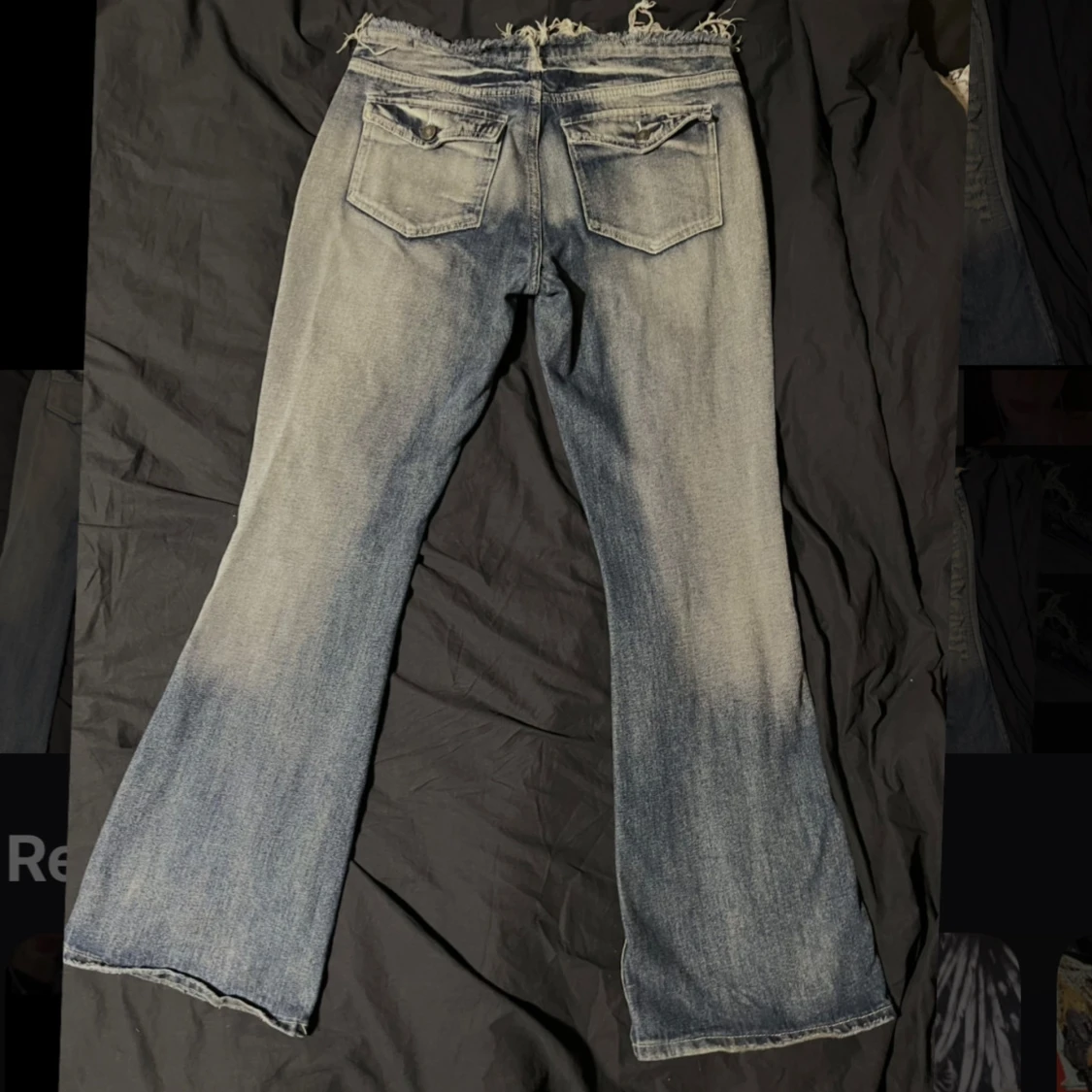 Blå bootcut jeans från jaded london  - 1