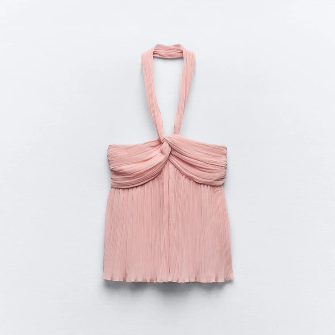 Rosa bandeau topp zara