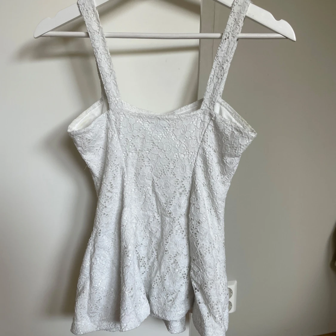 Cubus vit spets topp / linne - 1