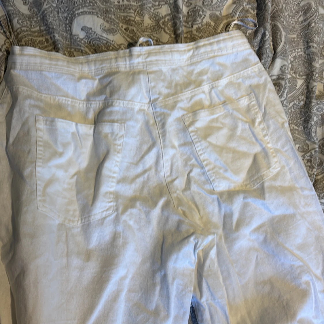 Vita linnebyxor från bpc - 4
