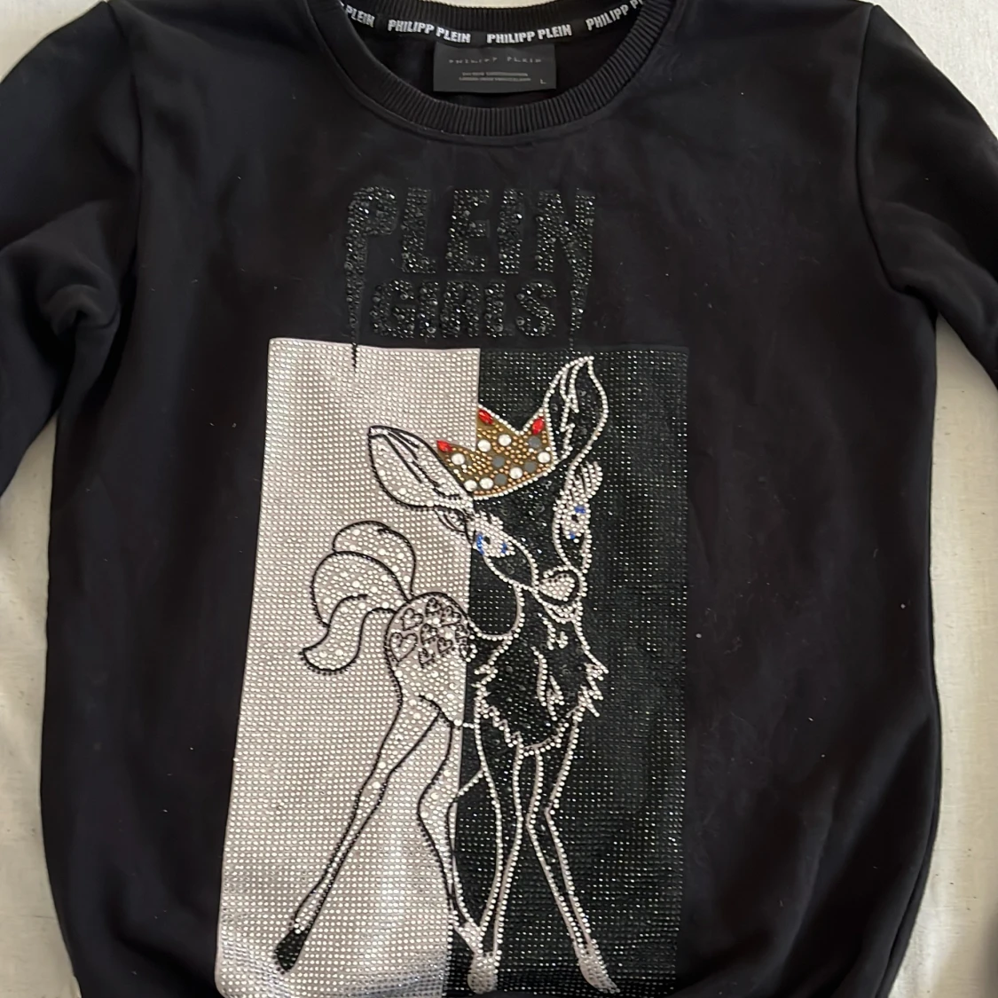 Svart Philip plein girls Limited edition oanvänd med Bambi-motiv