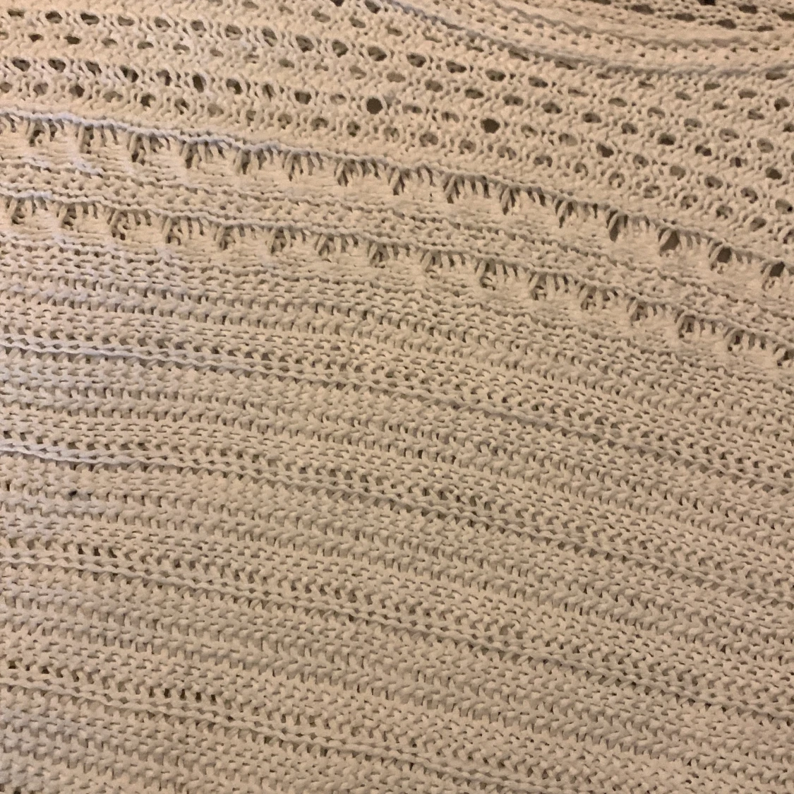 Vit stickad tröja från Massimo Dutti - 2