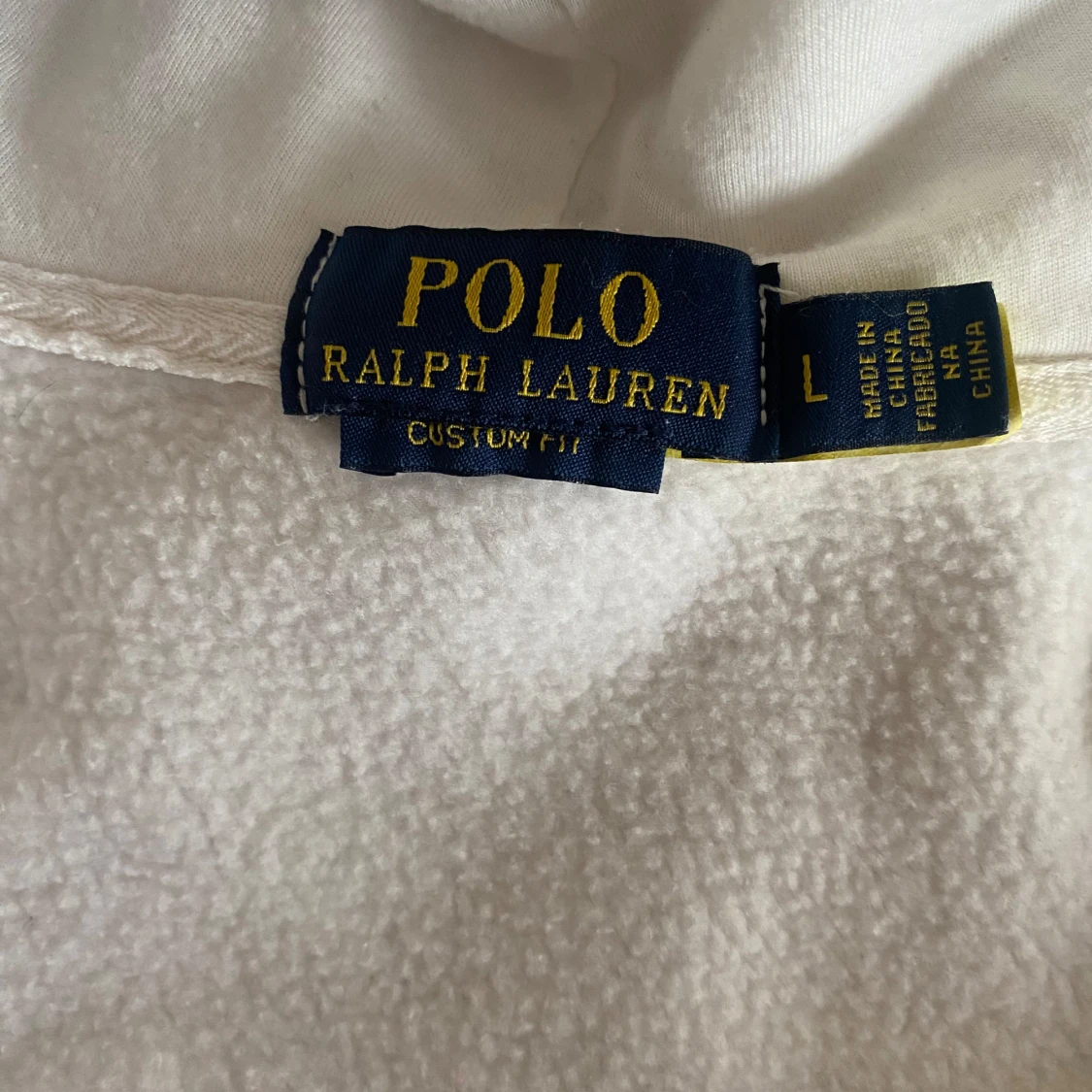 Vit hoodie från Ralph Lauren - 2
