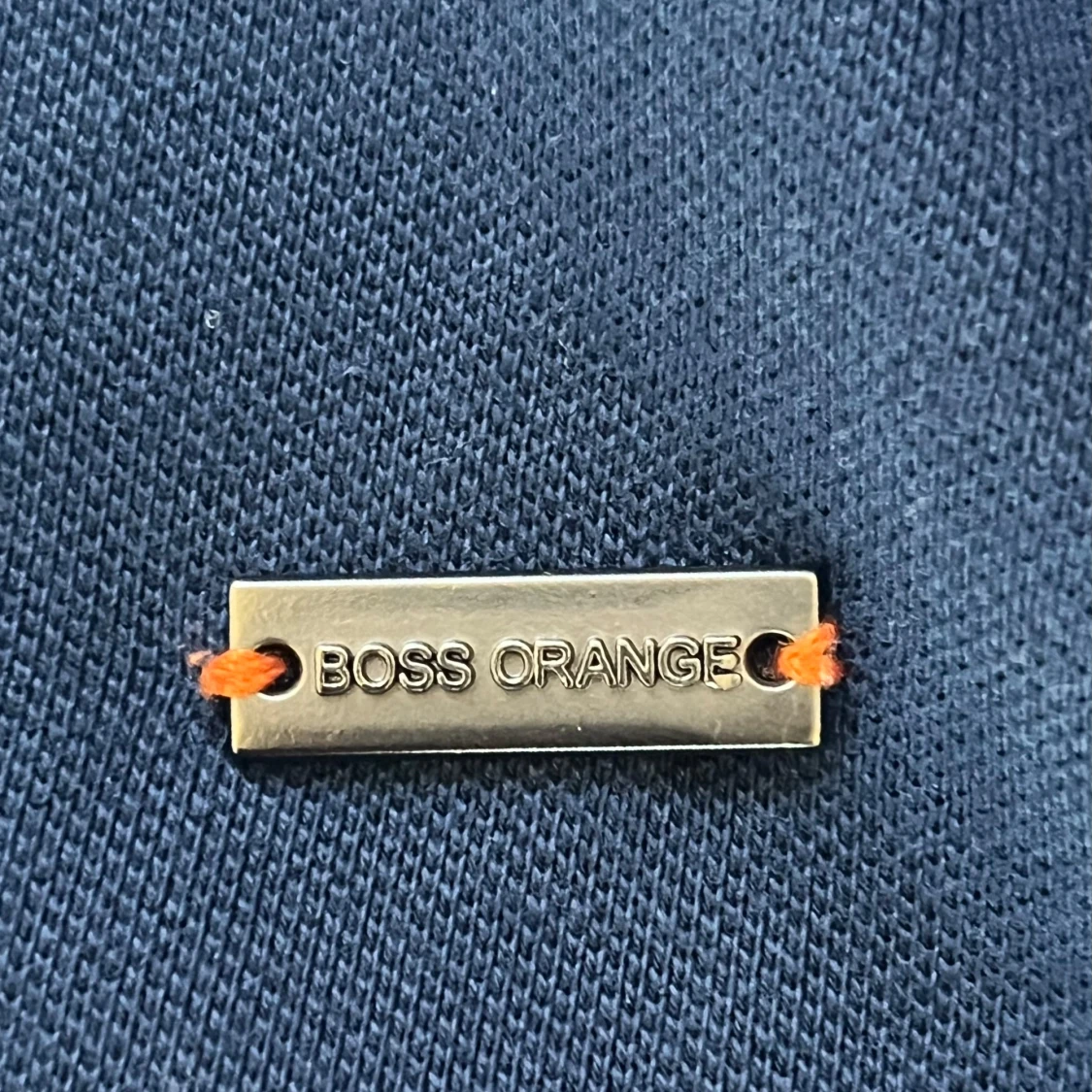 Blå pikétröja från BOSS - 2