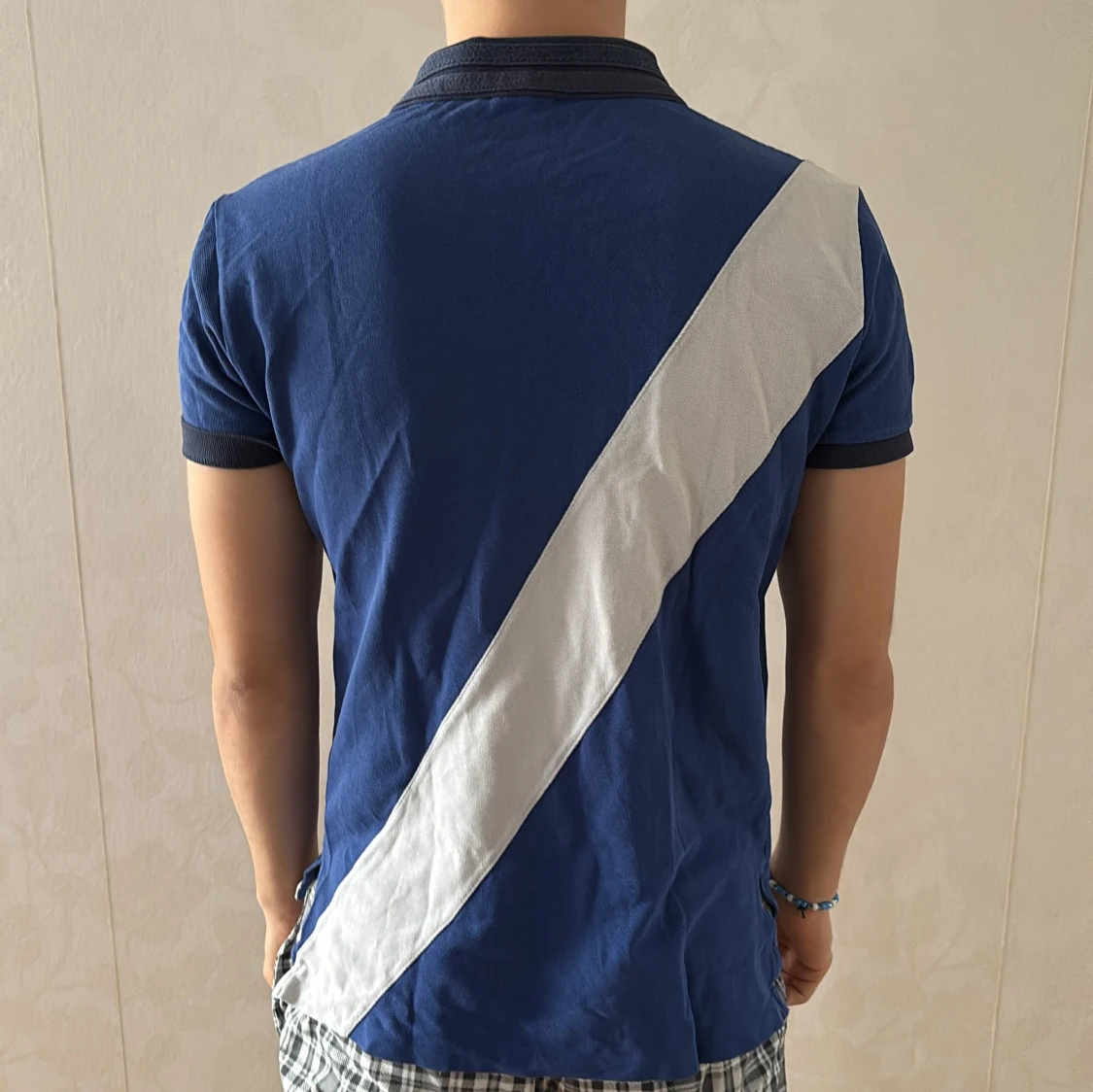 Blå polo piké  - 2