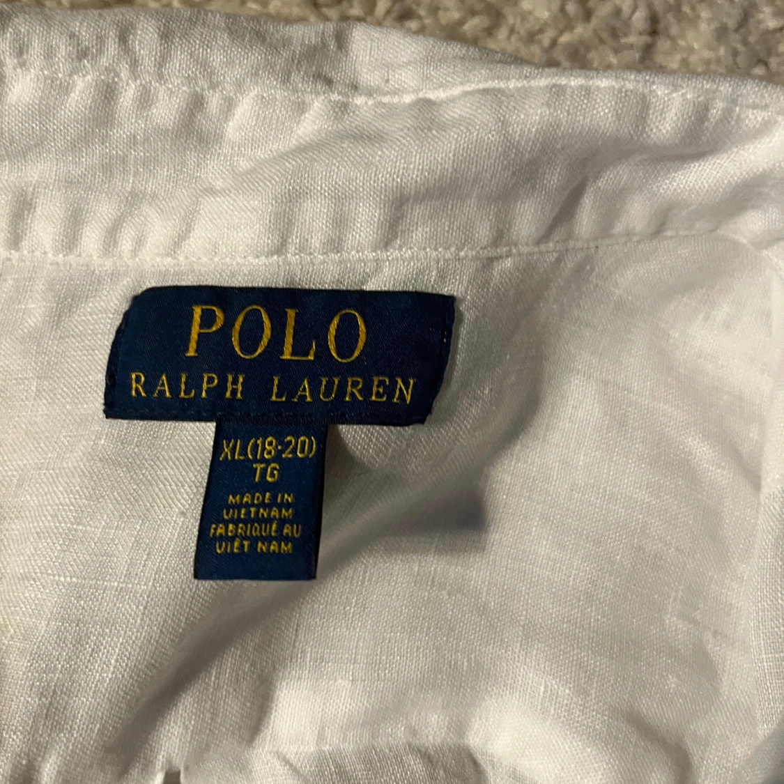 Vit linneskjorta från Polo Ralph Lauren - 3