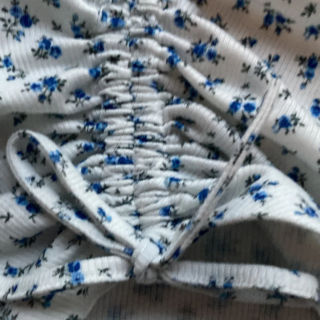 Blå blomming magtröja  - 3