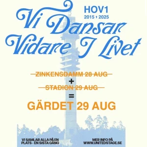 Hov1 Biljett  - Säljer 1 biljett till konserten i Stockholm 29 augusti, pris kan diskuteras!💕