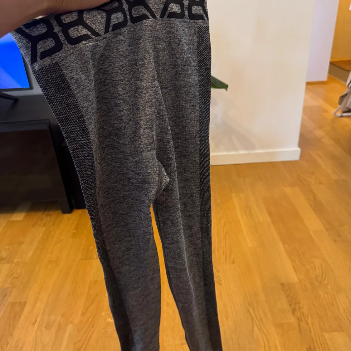 Grå melerade tights från Better Bodies - 1