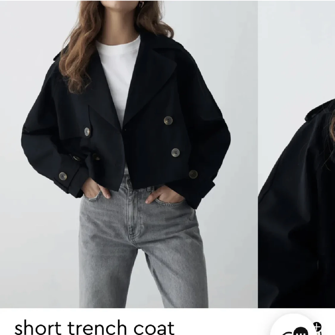 Short trench coat