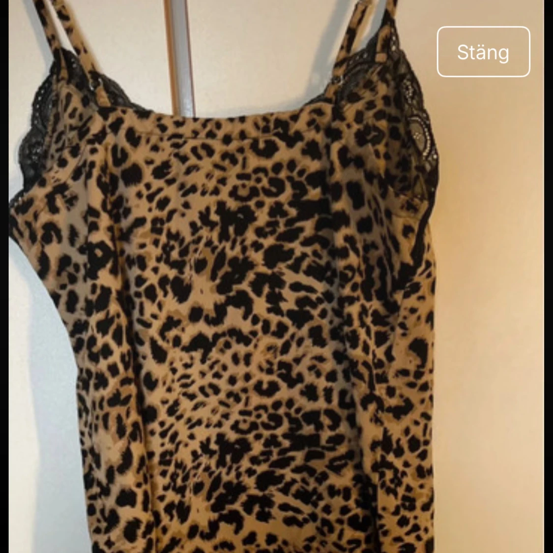 Leopardmönstrad linnetopp från Pieces - 3