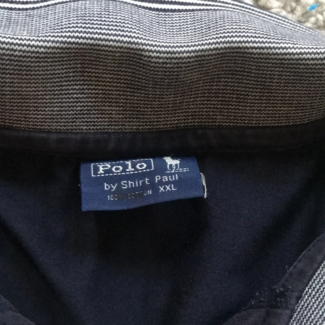 Svart pikétröja Polo by Shirt Paul XXL - 2