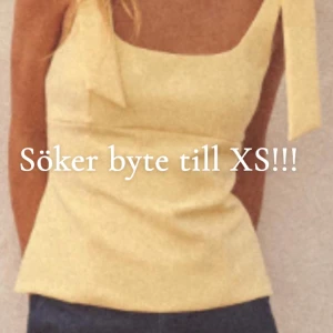 Vill byta min S till XS i likadan Zara topp! - Söker en exakt likadan gul Zara topp i storlek XS som kan bytas med min S eftersom den är för stor för mig!! 💛