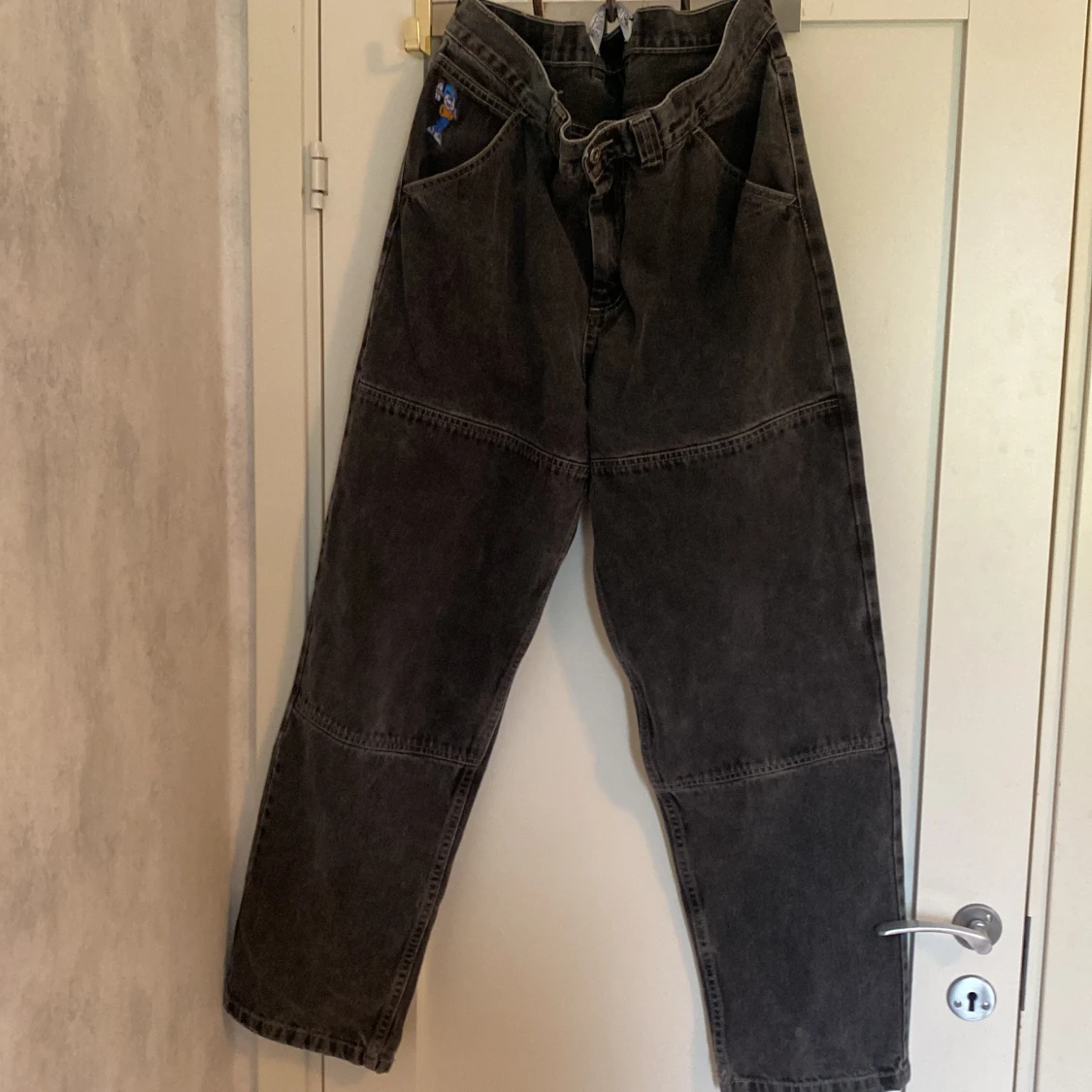 Svarta wide jeans från Polar Skate Co