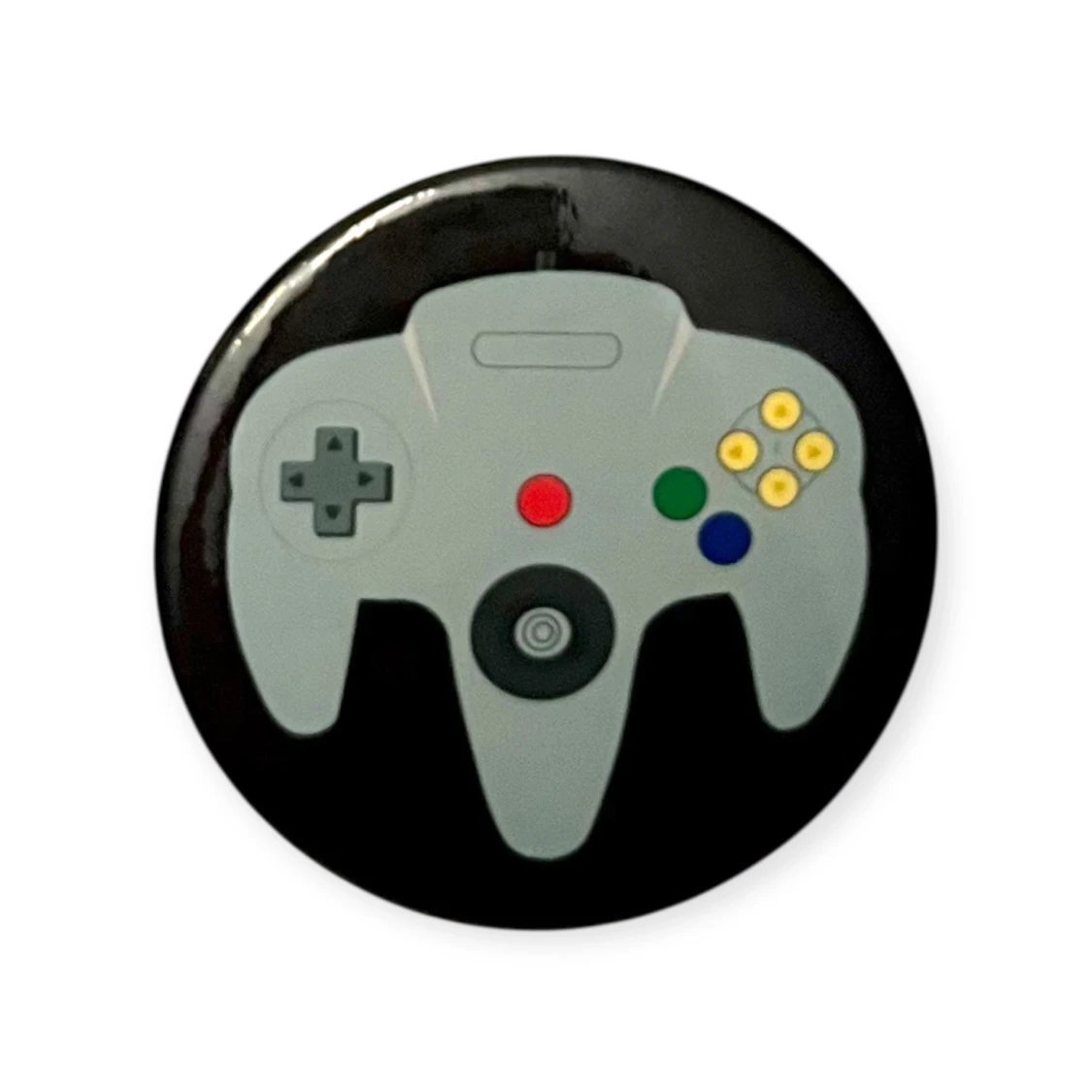 Pin Nintendo 64 handkontroll badge gamer