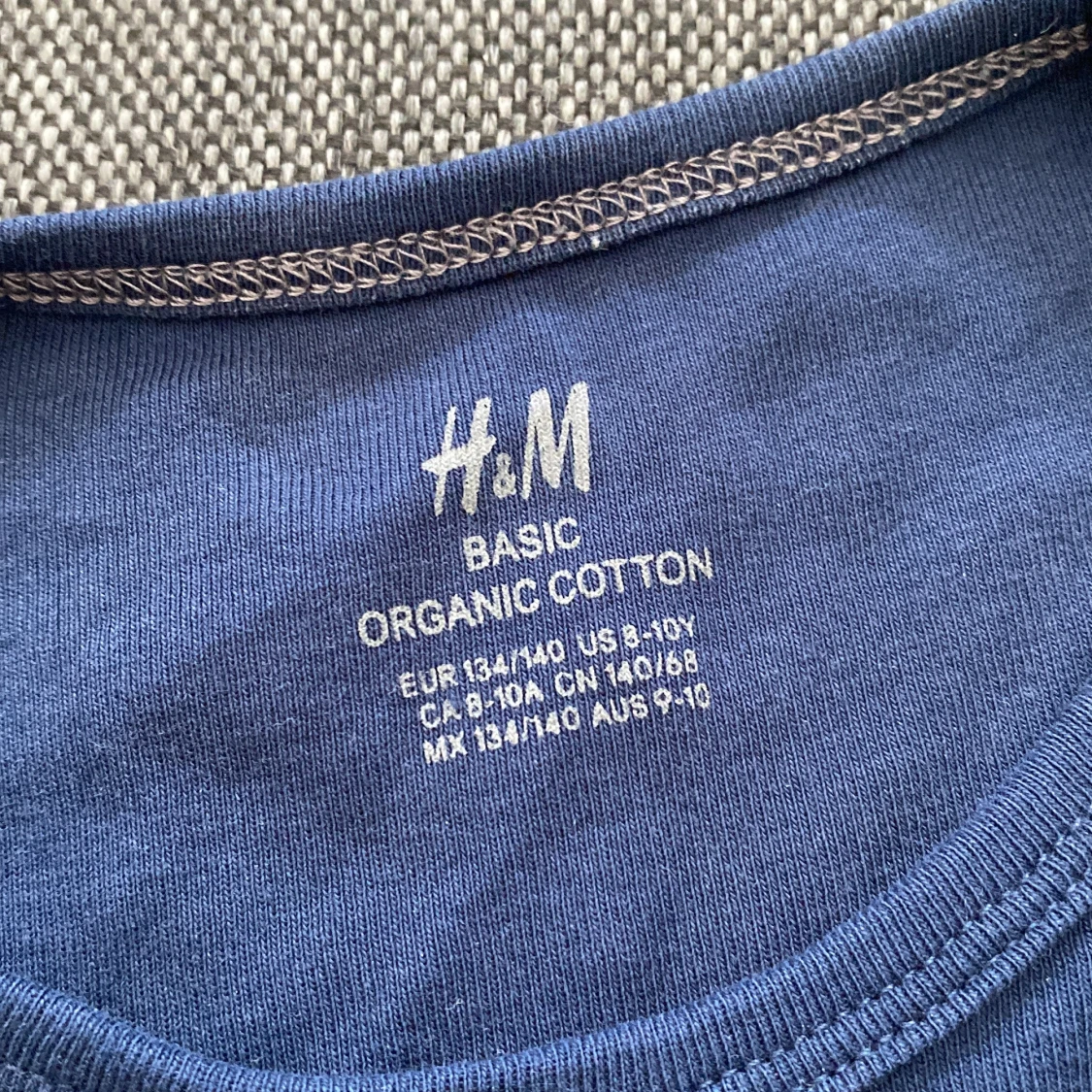 Blå linnetopp från H&M Basic - 1