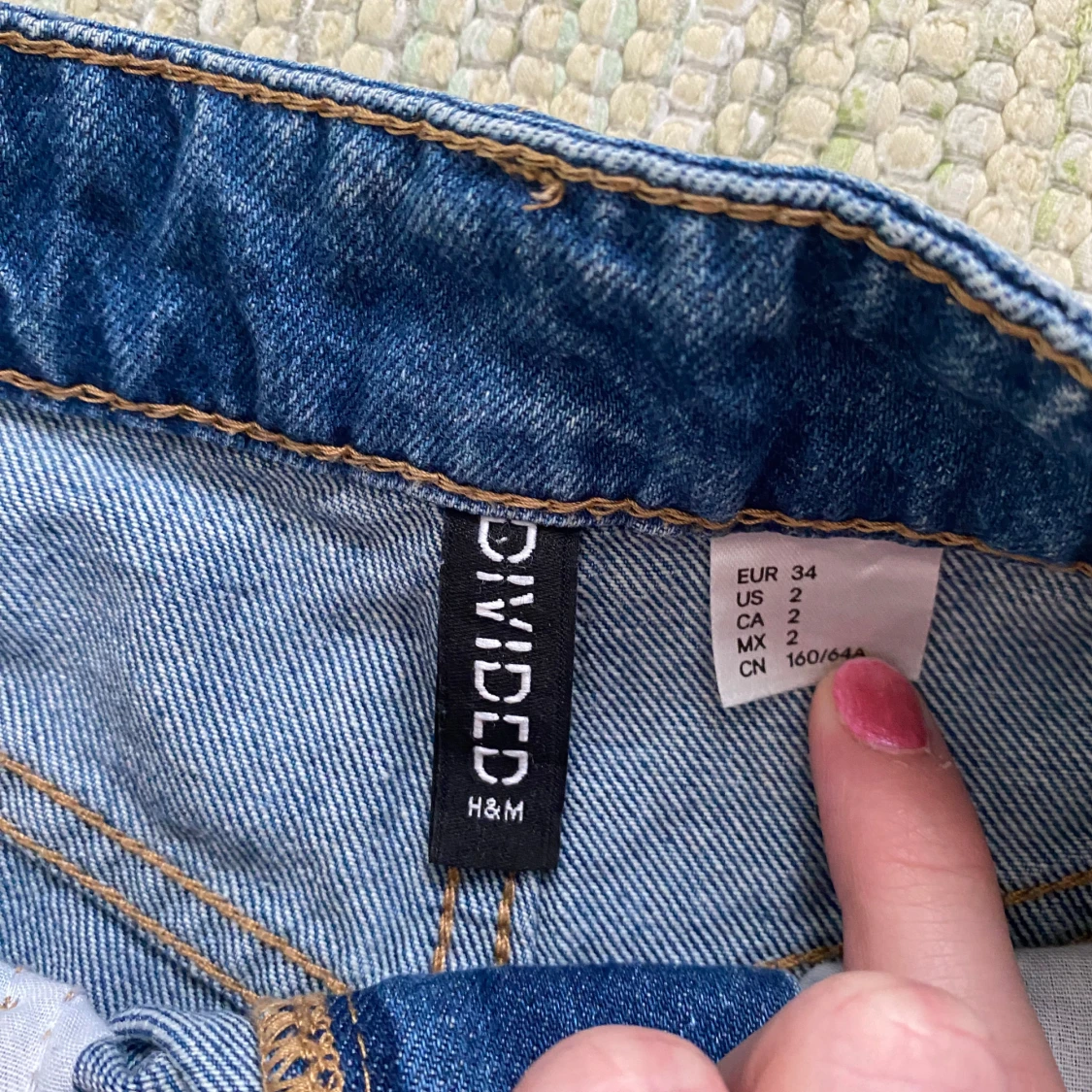 Blå jeansshorts från H&M Divided - 1