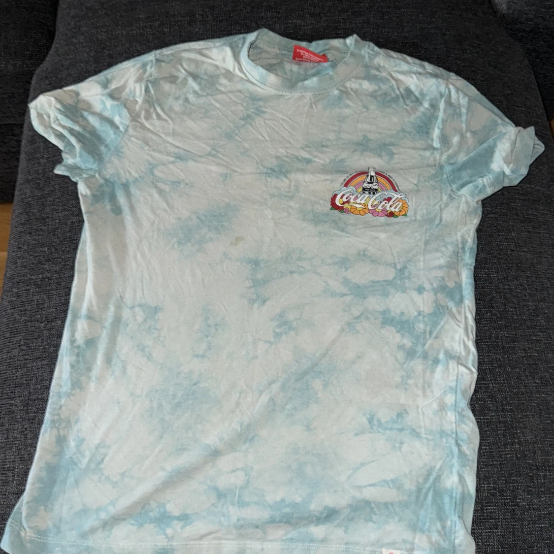 Tie-dye Coca-Cola t-shirt blå S