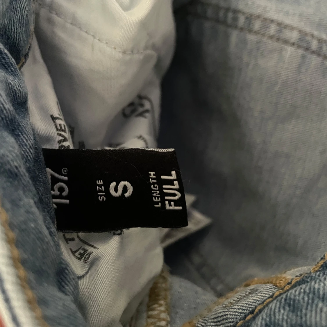 Ljusblå jeansbyxor från 157 - 3