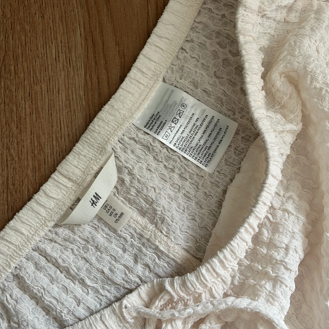 Vit långkjol från H&M - 1