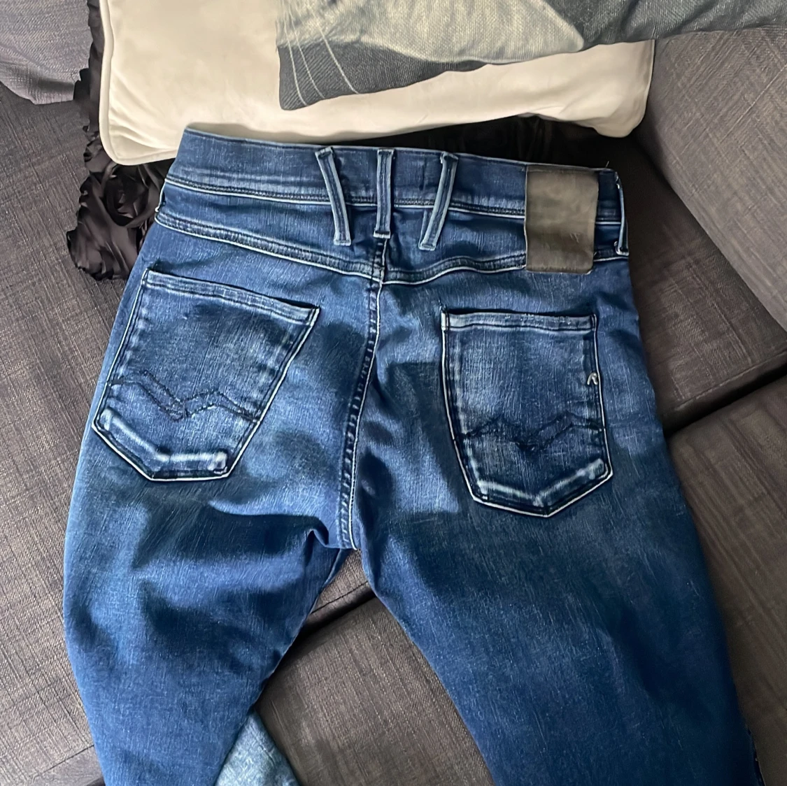 Blå Replay jeansbyxor - 1