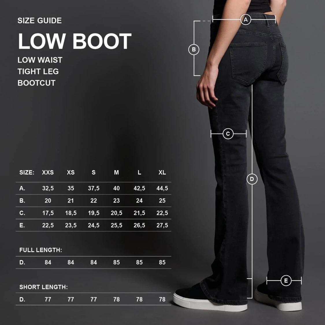 Grå bootcut jeans - 3