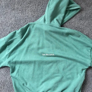 Grön hoodie från LXA the Label - Snygg grön hoodie från LXA the Label i storlek M. Knappt använd!