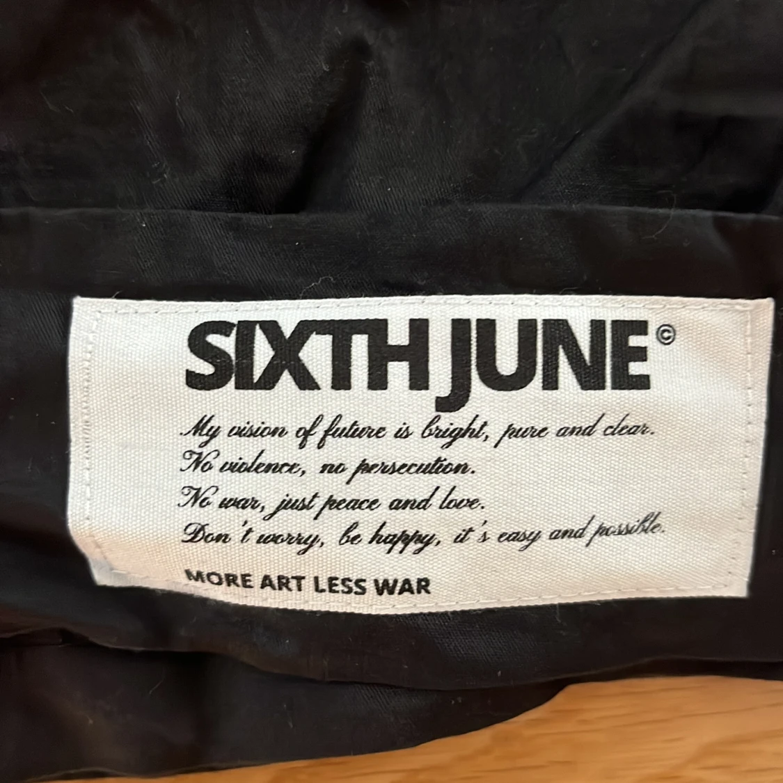 Svarta cargopants från Sixth June S - 1