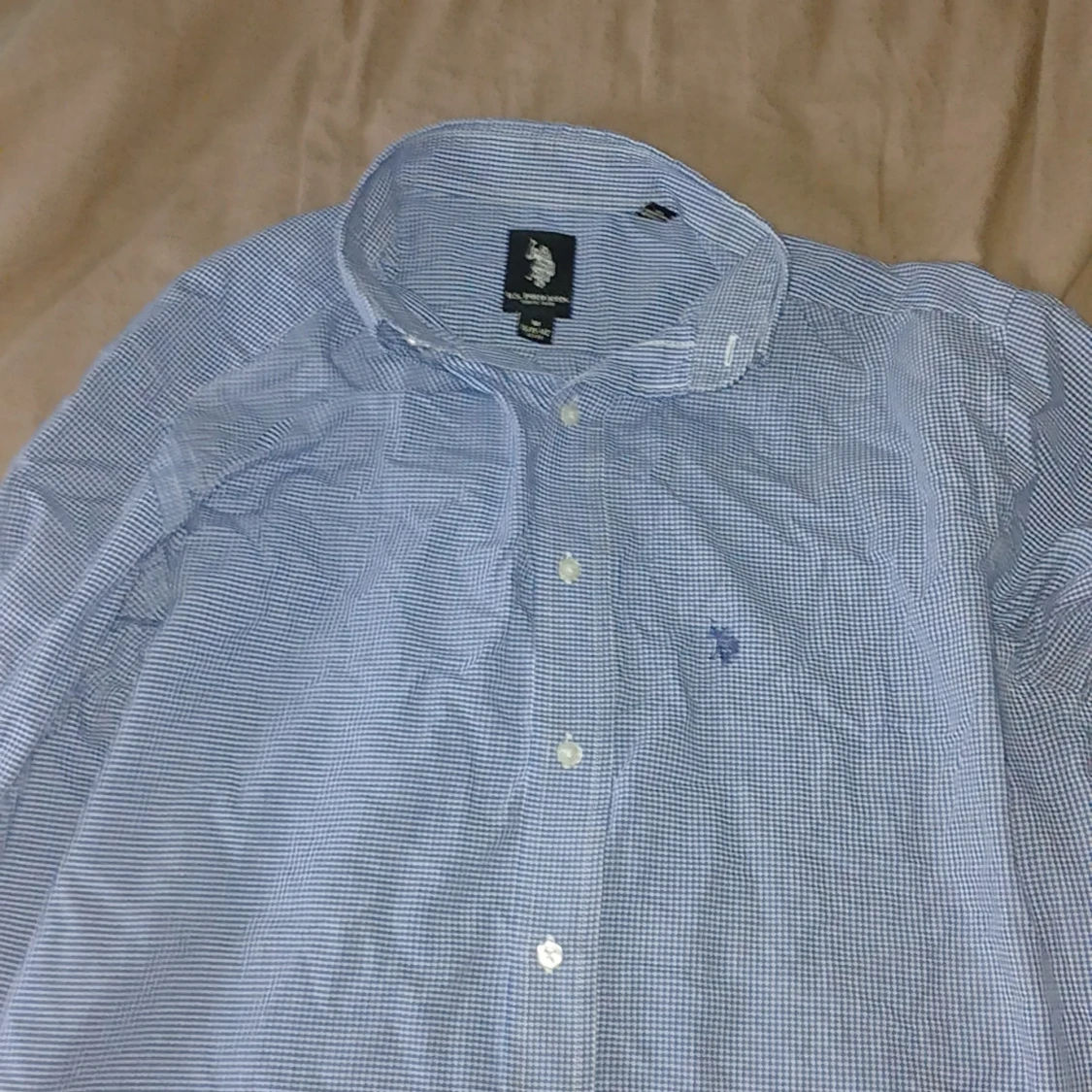 Blårutig skjorta från U.S. Polo Assn.