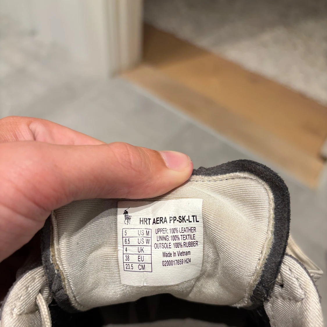 Grå mockasneakers från Polo Ralph Lauren - 2