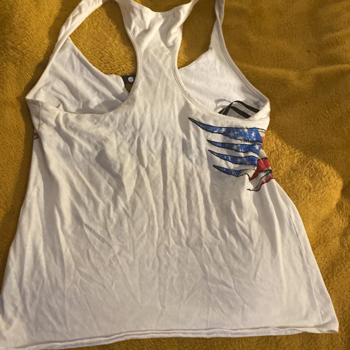 Vit linnetopp Metal Mulisha örntryck - 3