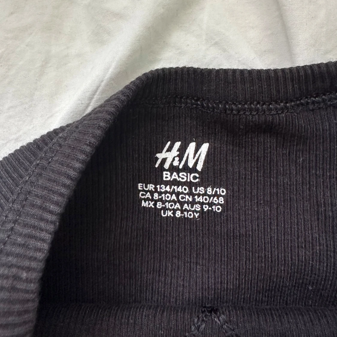Svart långärmad tröja H&M Basic - 1
