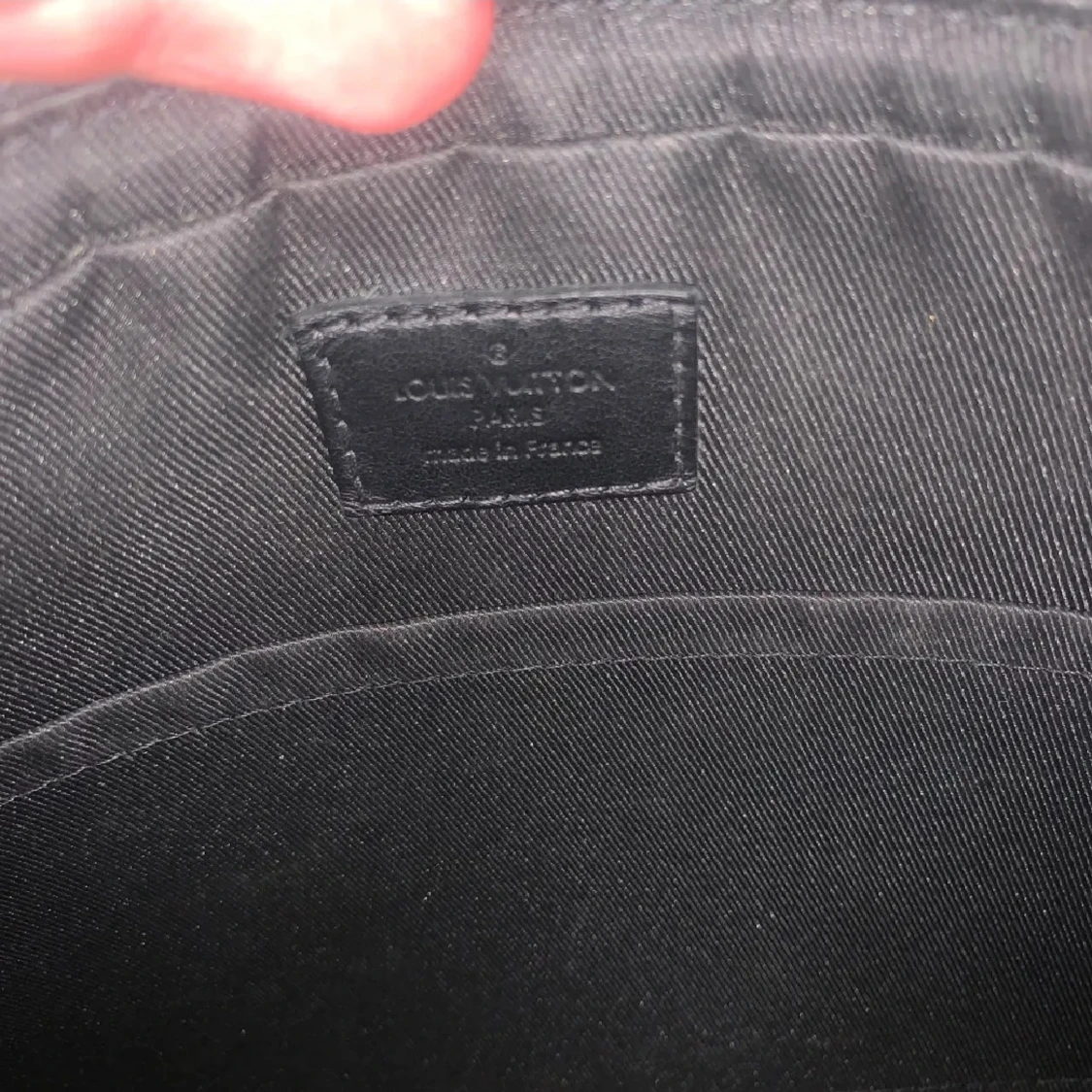 [Äkta]Louis Vuitton svart messanger triobag - 3