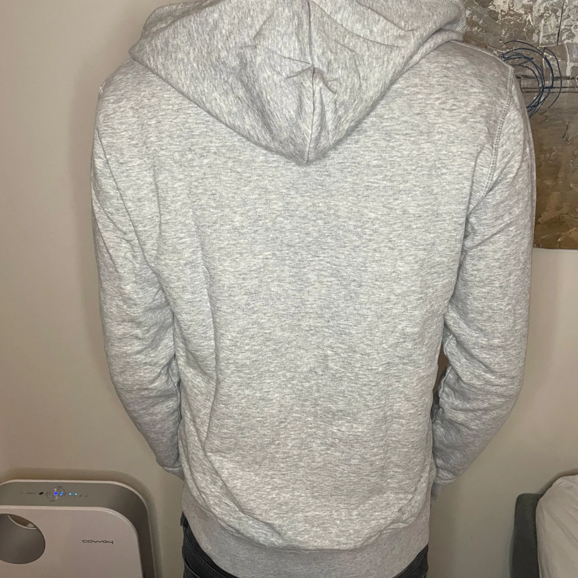 Grå hoodie ifrån Revenite  - 2