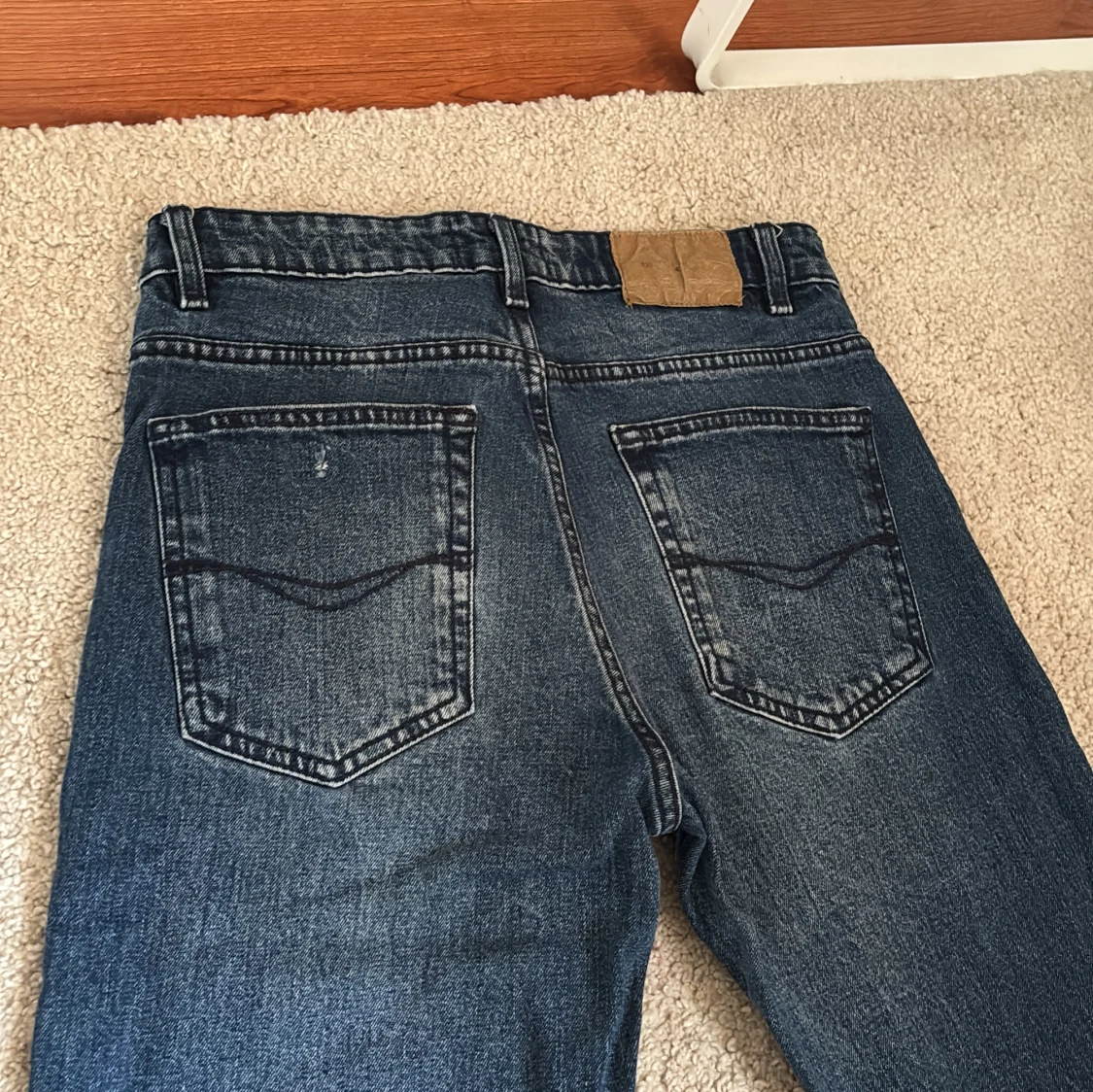 Blå straight jeans från Pull&Bear - 2