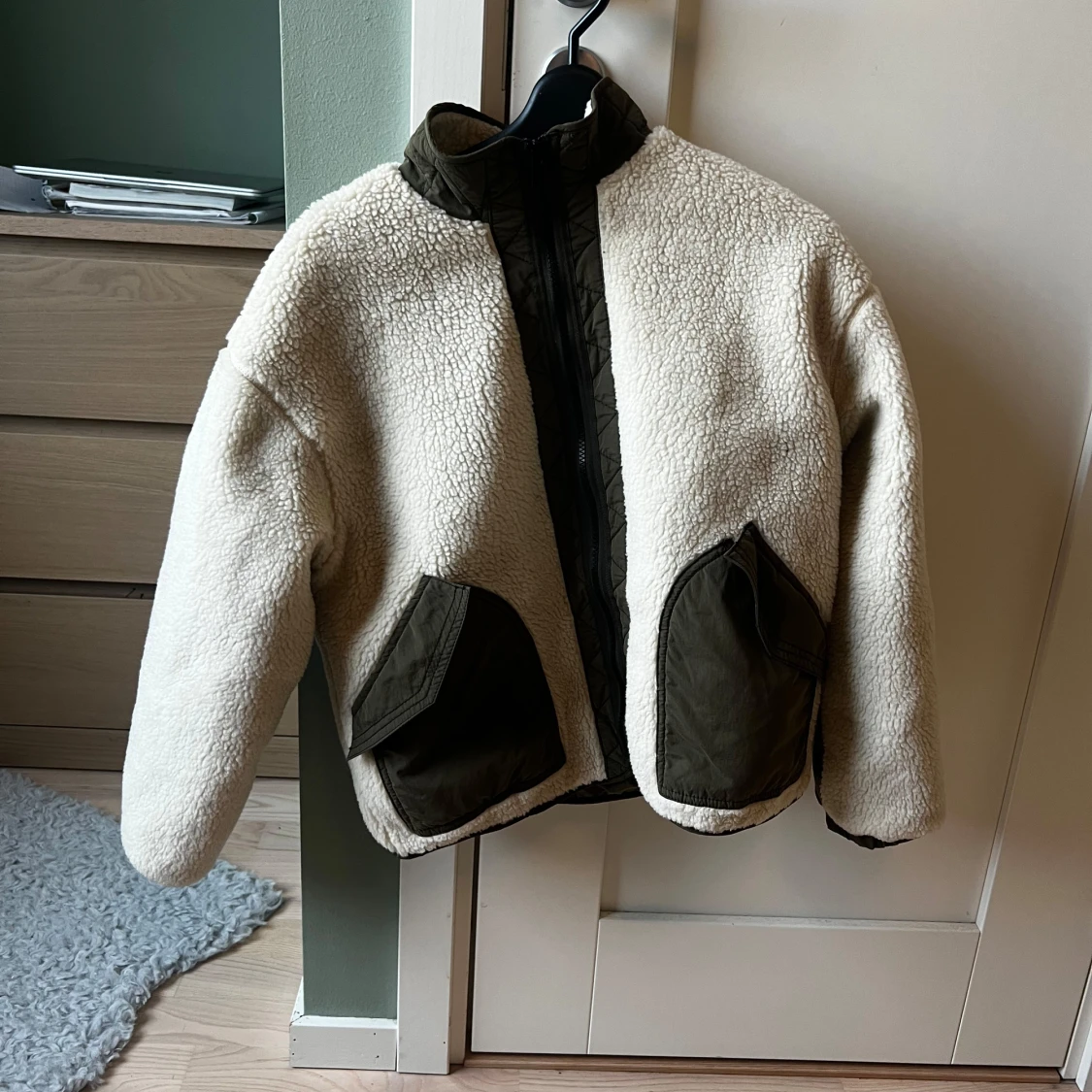 Vit teddyjacka från Zara - 1