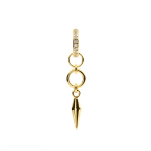 Ett jätte fint guld örhänge från alvaz essentials❣️❣️ - Säljer nu ett jätte fint guldigt örhänge från alvaz❣️ är i helt nyskick, kommer även med påse från alvaz essential❣️ny pris för ett är ca 200 kr                                  Material: Recycled 925 sterling silver Plating: 18K gold Nickel Free Length: 5 cm 