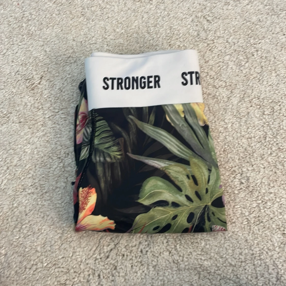 Blommiga leggings från Stronger XXS - 2
