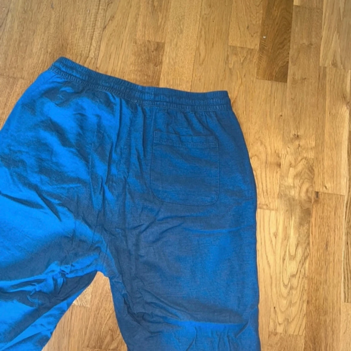 Blå linnebyxor från lager 157 - 2