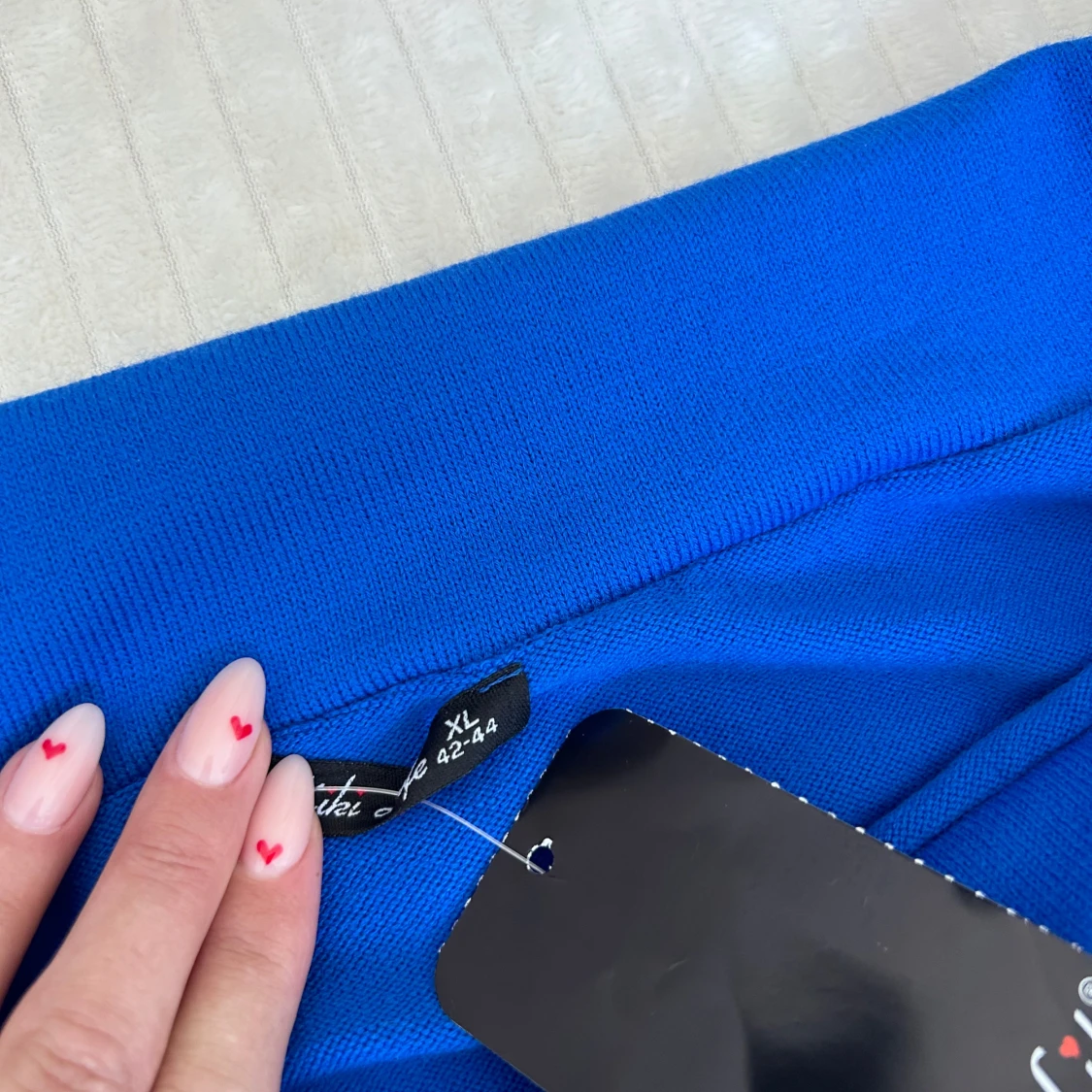 Kornblå offshoulder klänning - 4