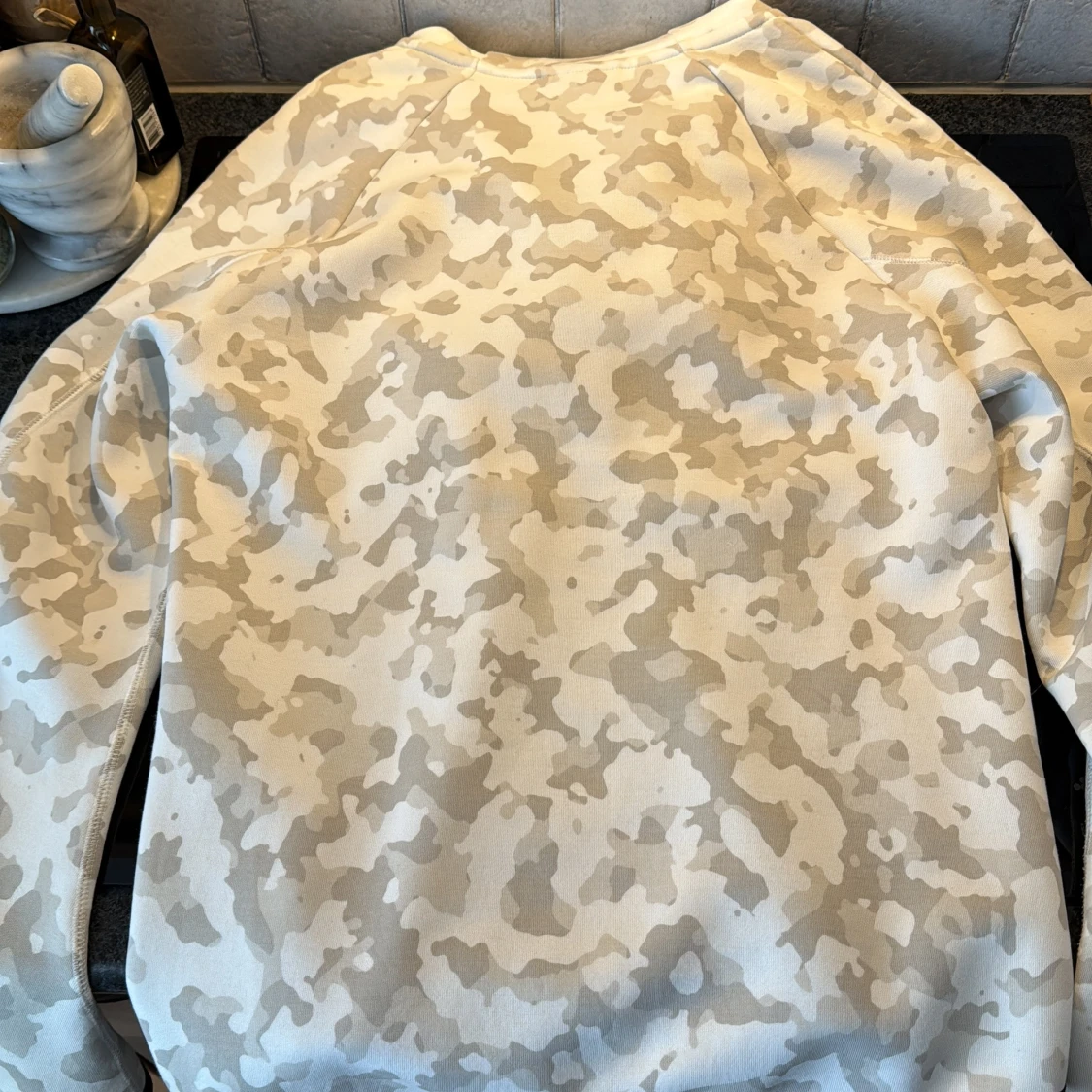 Nike camo vindjacka XS beige/vit - 2