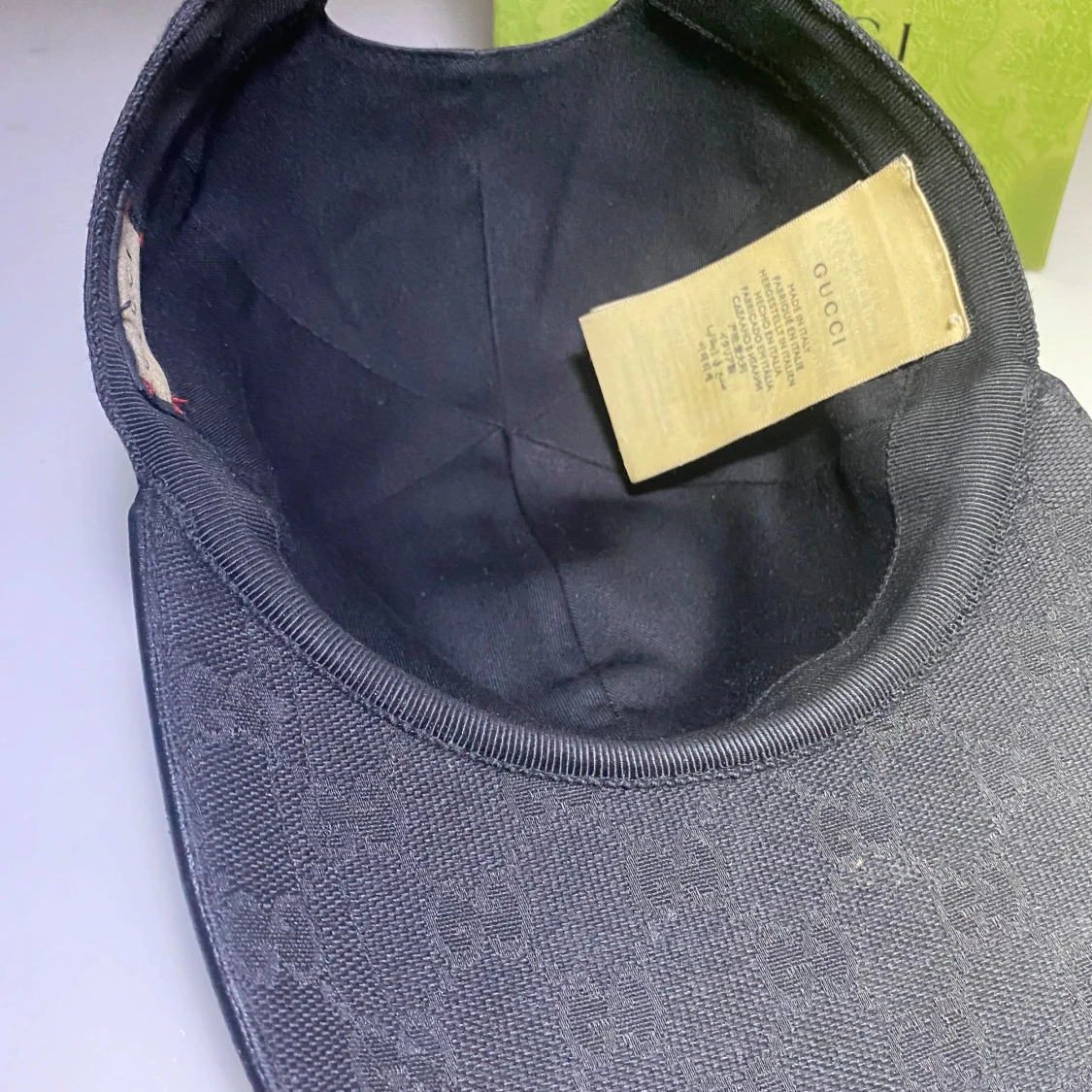 Äkta Svart keps från Gucci XS - 3