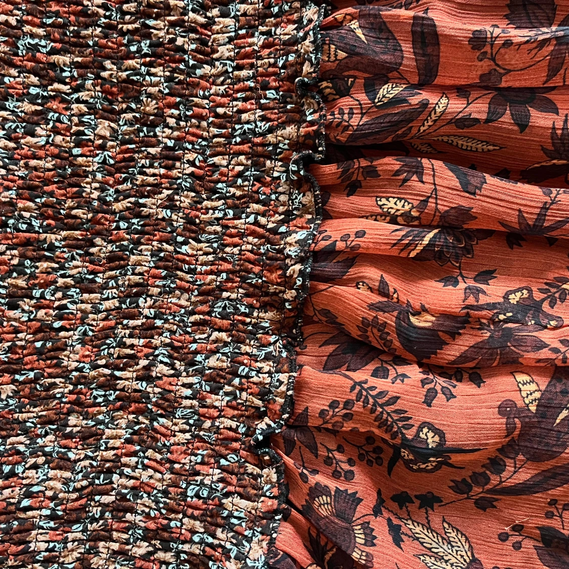 Volangkjol med mönster  - 2