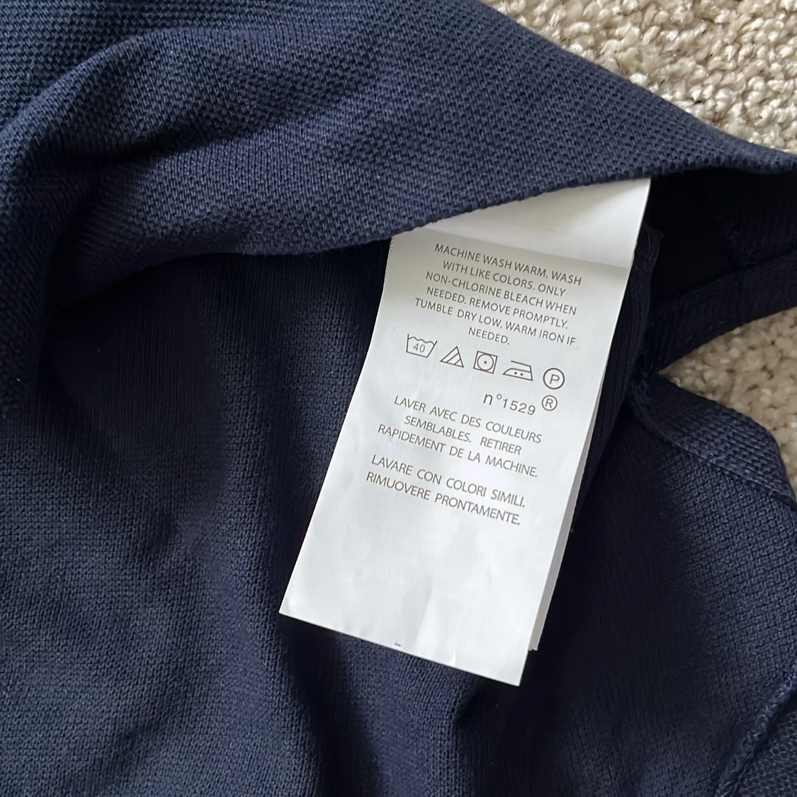 Mörkblå pikétröja från Polo Ralph Lauren - 3