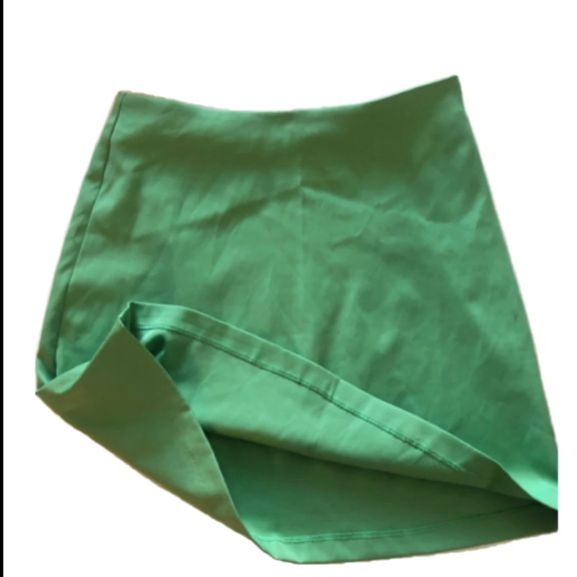 Grön kortkjol i bomull