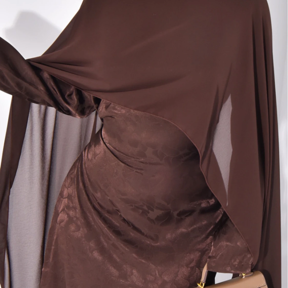 Brun långklänning från Jeansindustry  - 1